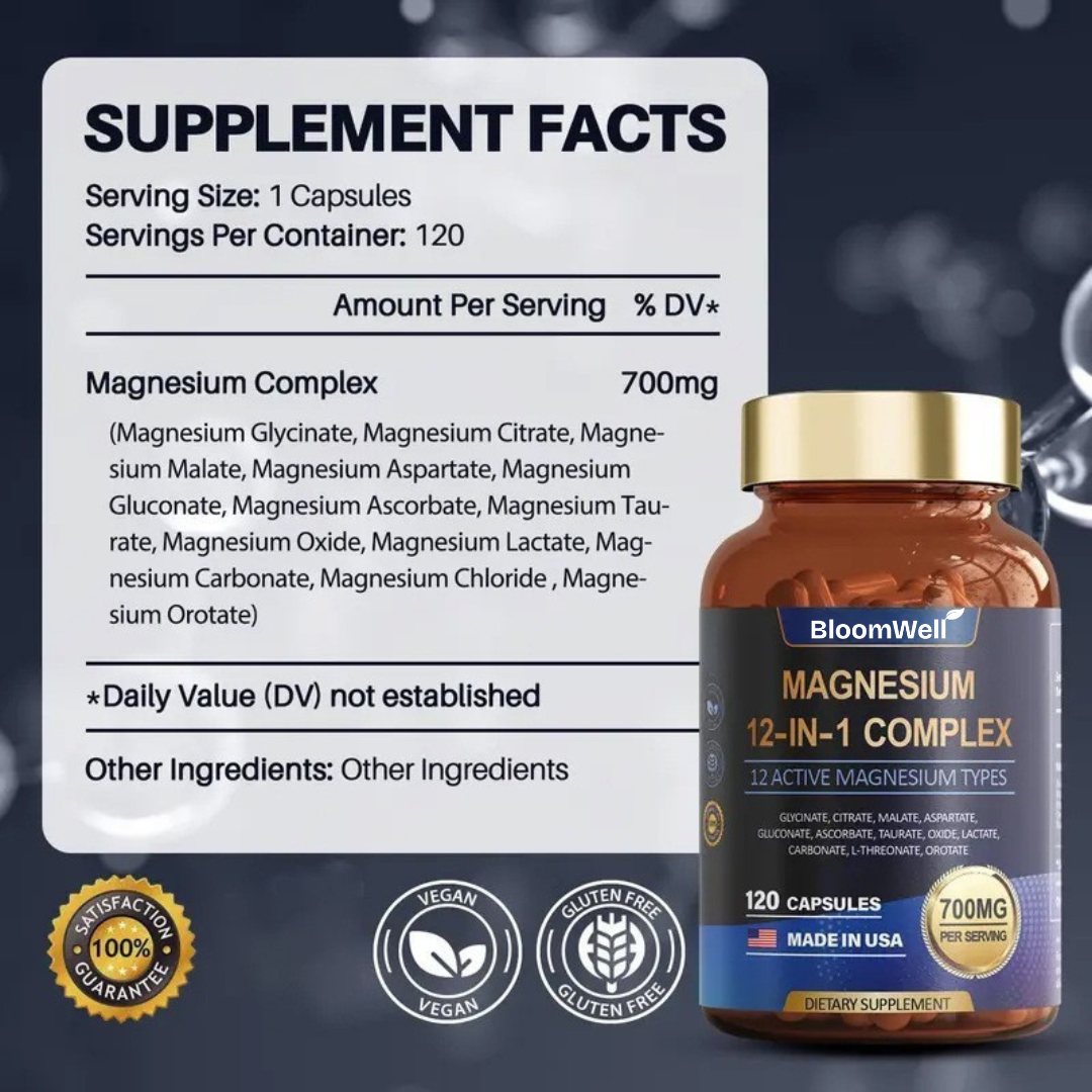 BloomWell 12-in-1 Magnesium Complex